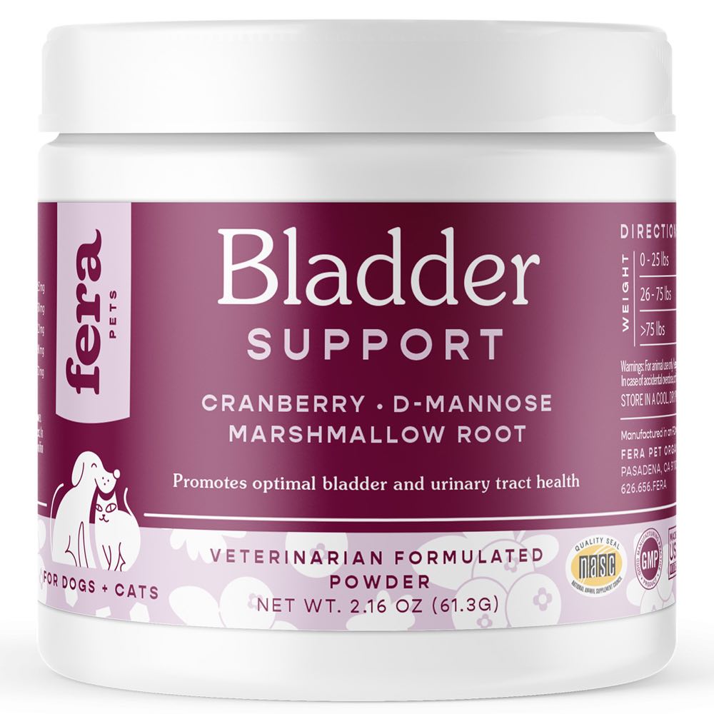 Fera Pets Bladder Support Supplement Powder For Cats & Dogs 2.16oz