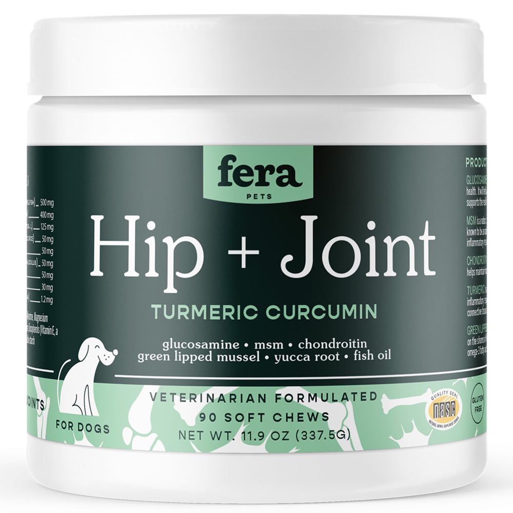 Fera Pets Hip + Joint Dog Supplement Chews 90ct