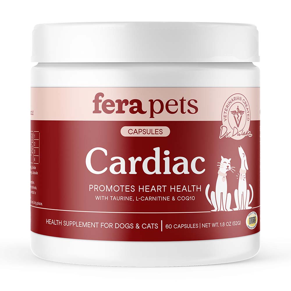 Fera Pets Cardiac Support Supplement For Cats & Dogs 60caps