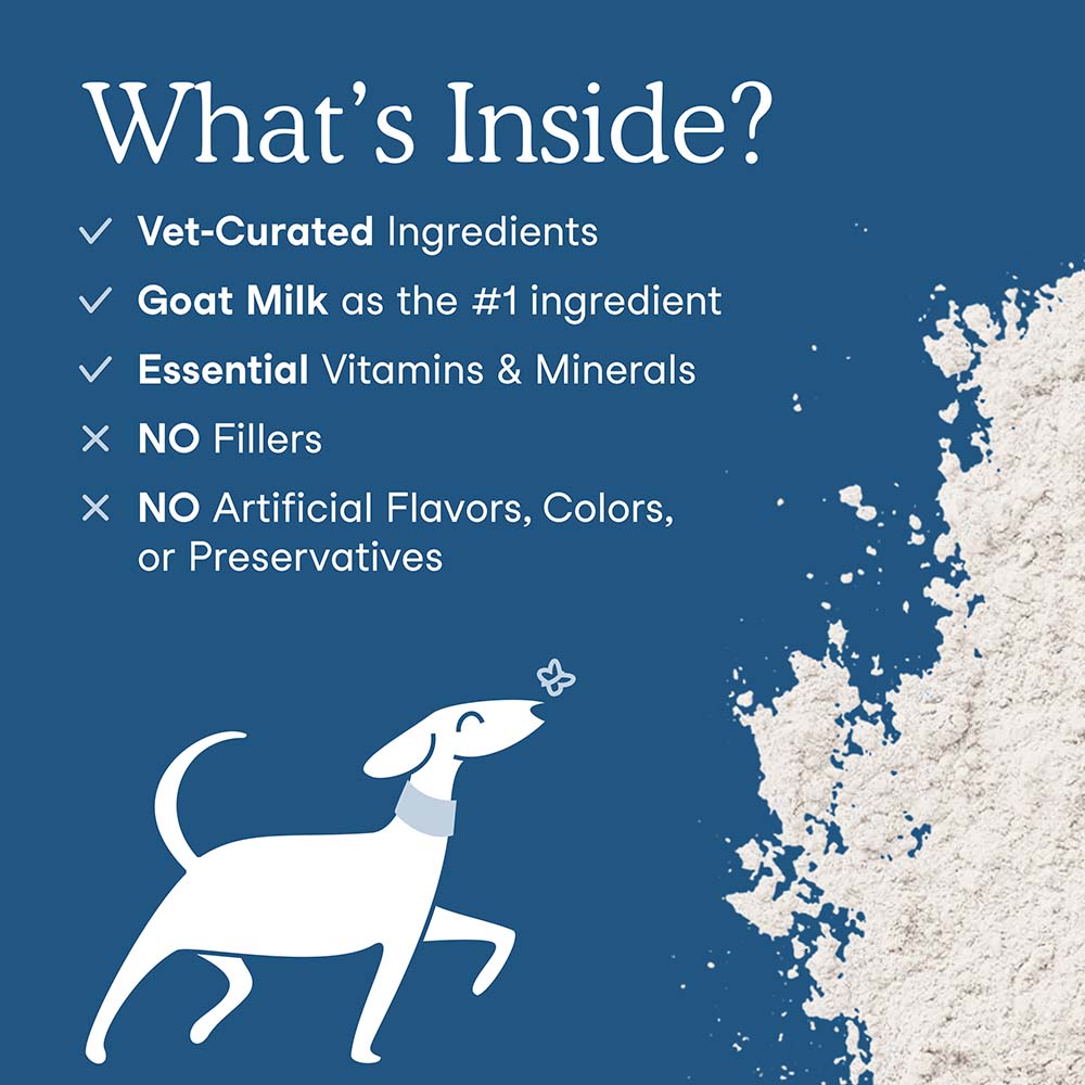 Fera Pets Multivitamin Goat Milk Supplement Powder For Cats & Dogs 6.34oz